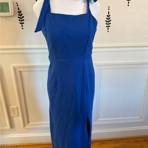 Elegant Blue Women's Dress
